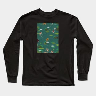 The pond with koi fish Long Sleeve T-Shirt